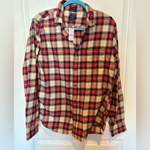 NWT J Crew slim fit flannel shirt